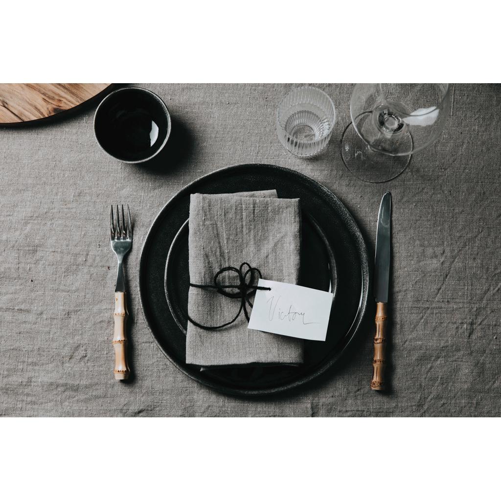 Farfurie 26,5 cm, set de 2 bucăți VINGA Nomimono black