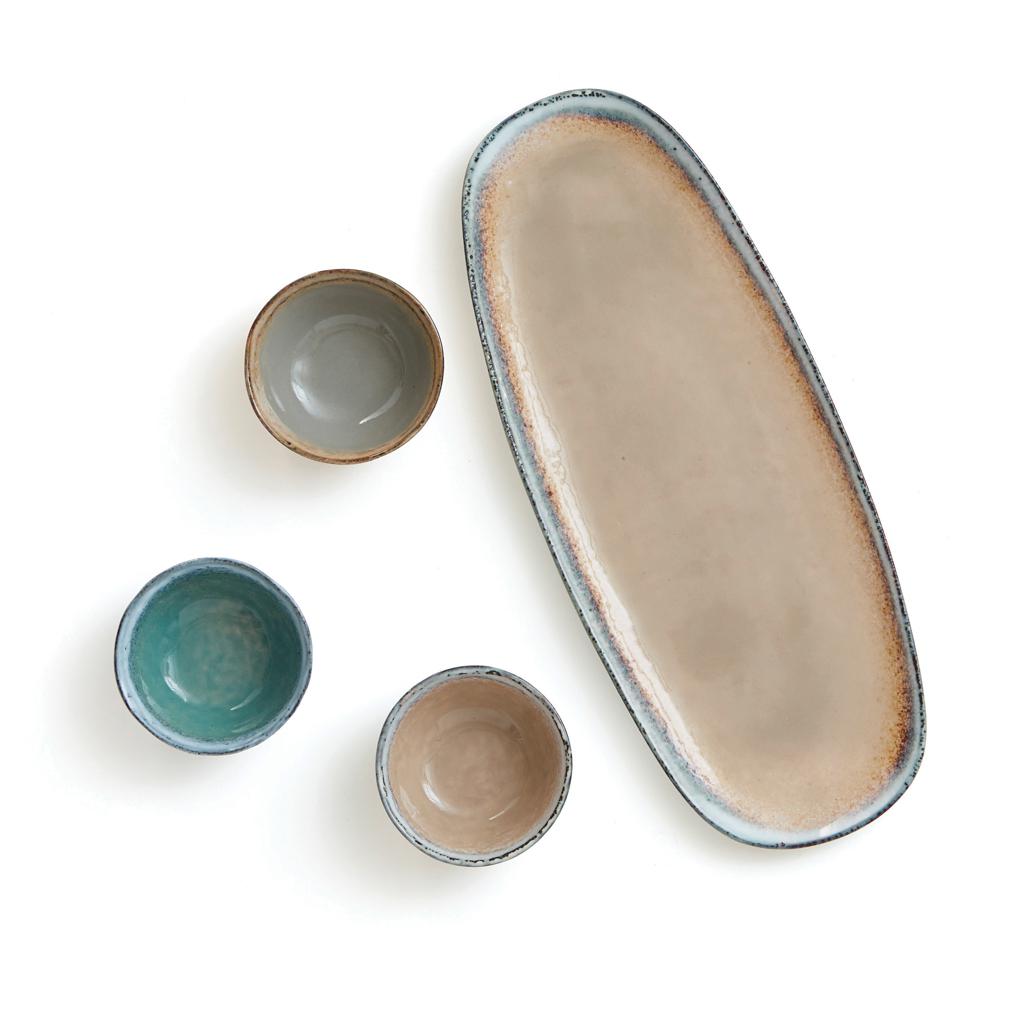 Set de servire VINGA Nomimono  beige