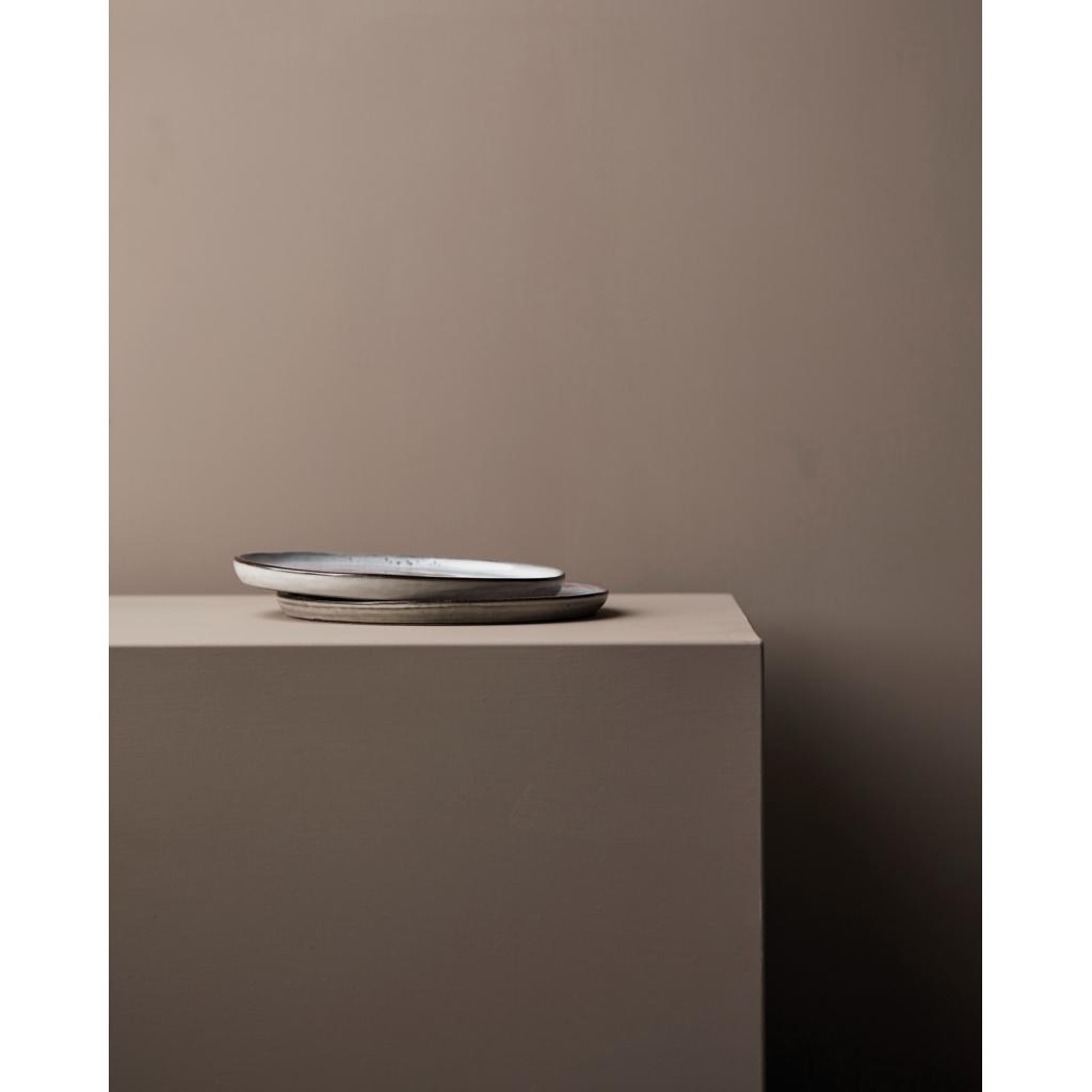 Farfurie 20 cm, set de 2 bucăți VINGA Nomimono beige