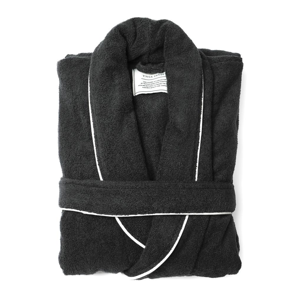 Halat de baie S/M VINGA Harper grey