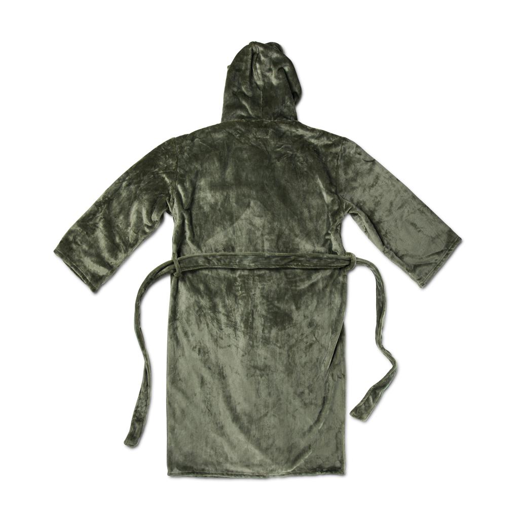 Halat de lux din pluș RPET, mărimea L-XL VINGA Louis green