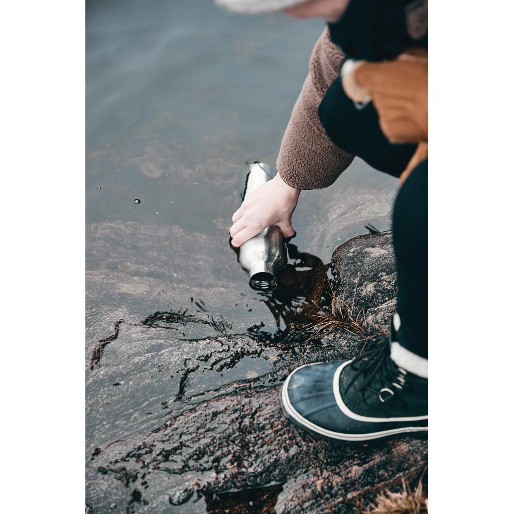 Sticlă termos mare 1000 ml VINGA Miles steel