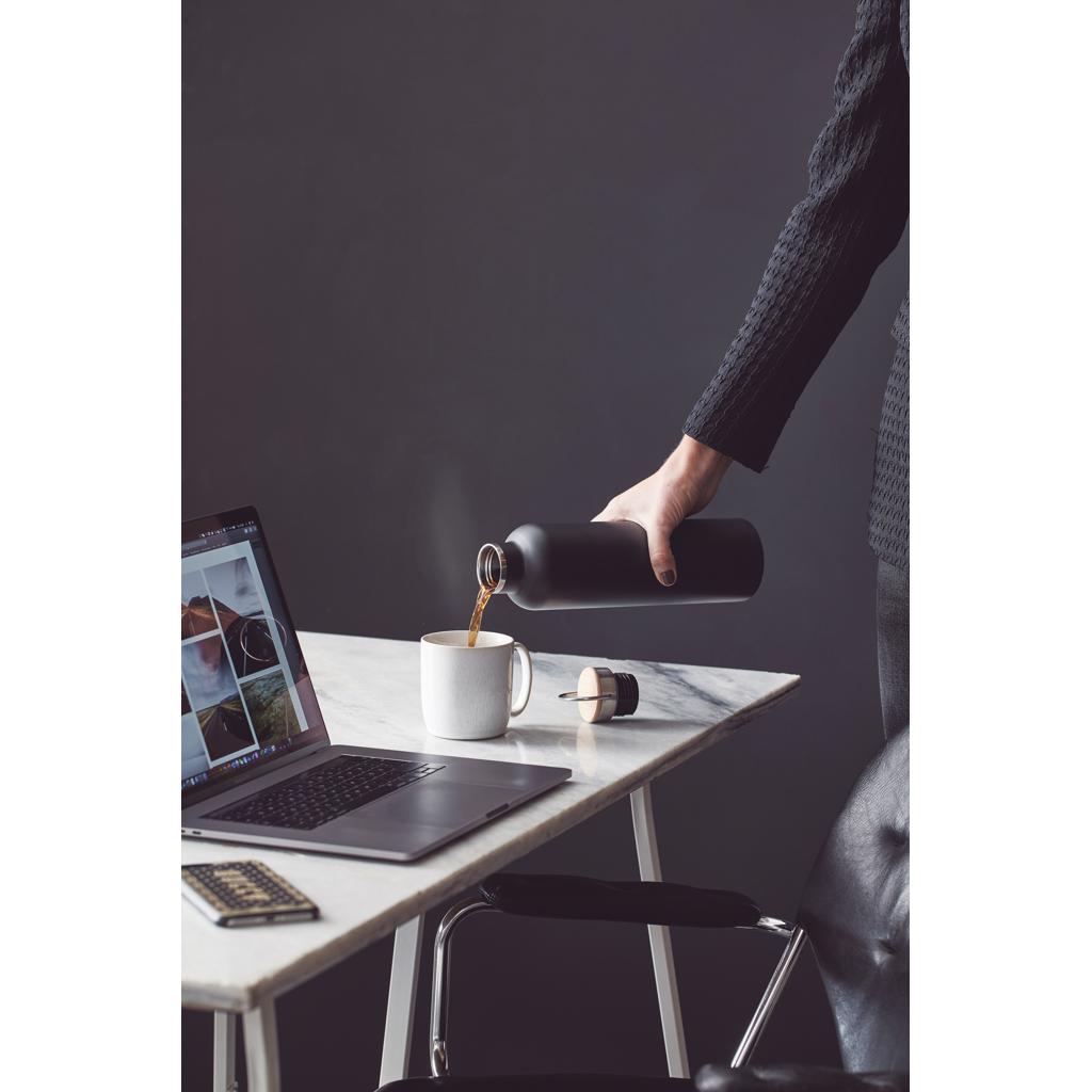 Sticlă termos mare 1000 ml VINGA Miles black