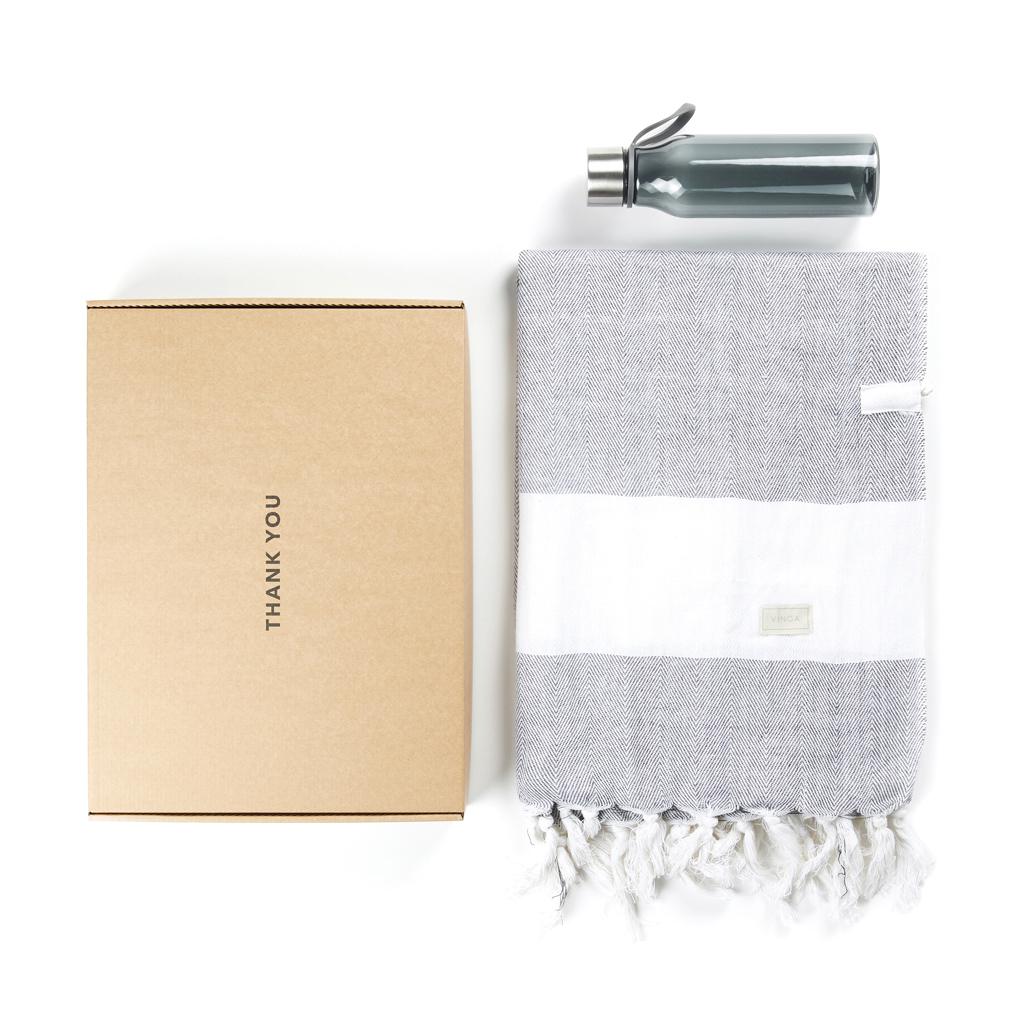 Sticlă de apă VINGA Lean Tritan anthracite