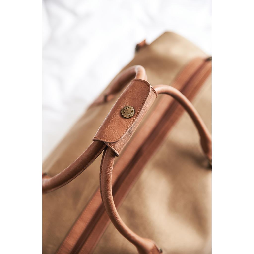 Geantă de weekend din RPET reciclat RCS VINGA Sloane brown