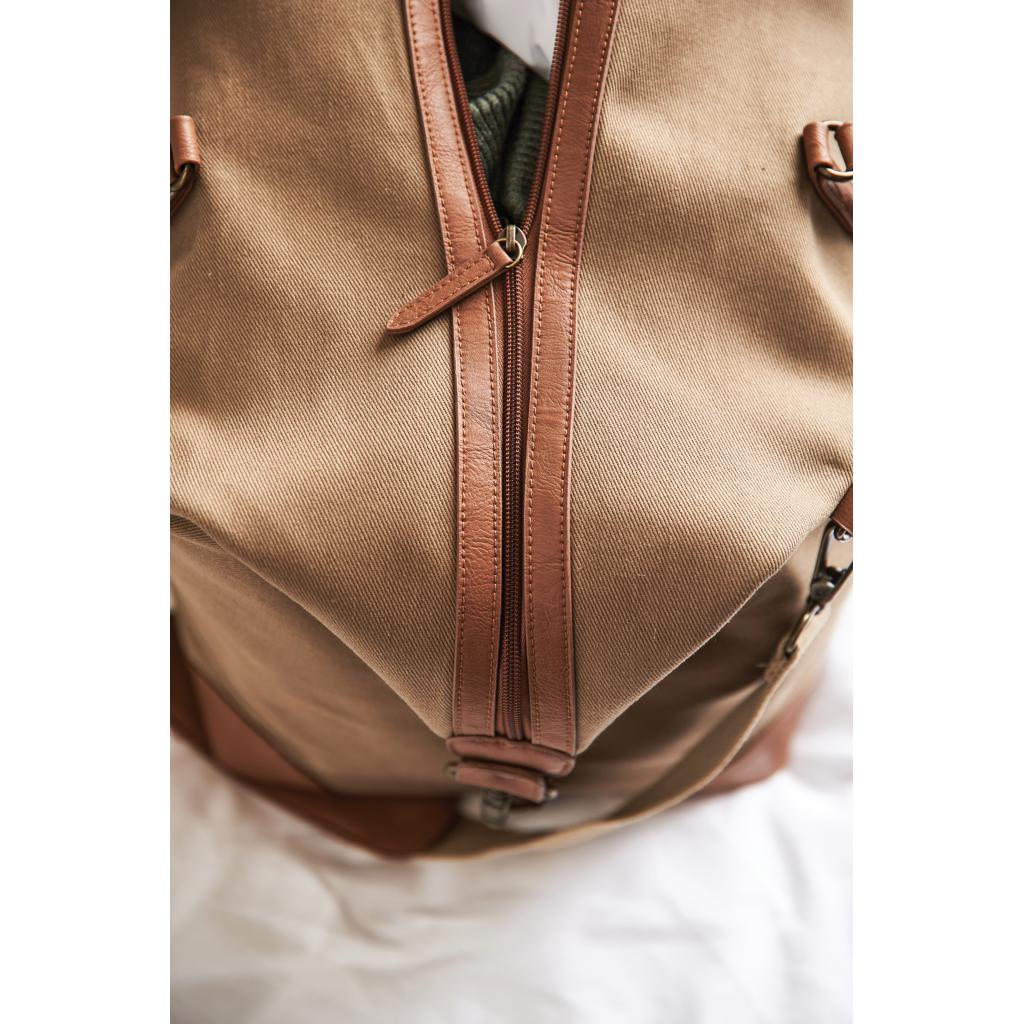 Geantă de weekend din RPET reciclat RCS VINGA Sloane brown