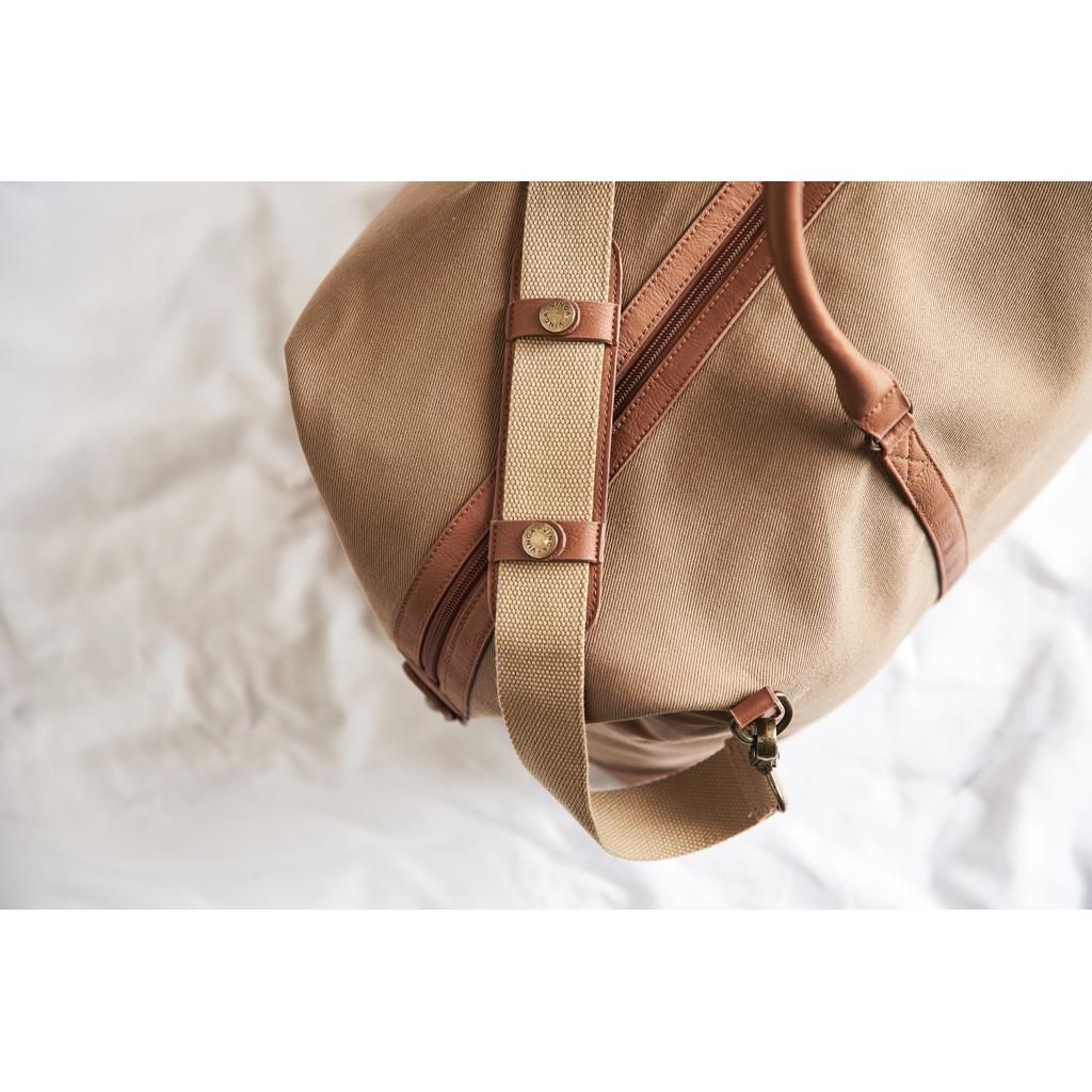 Geantă de weekend din RPET reciclat RCS VINGA Sloane brown