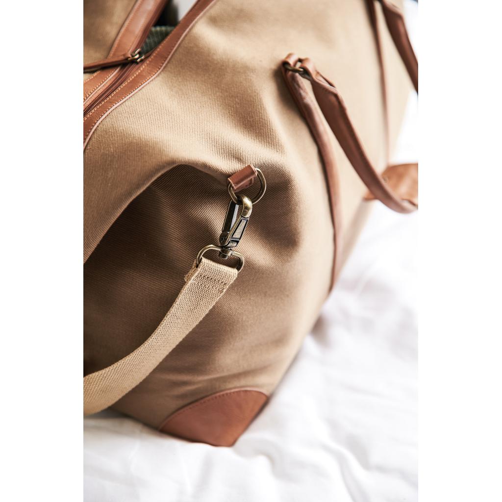 Geantă de weekend din RPET reciclat RCS VINGA Sloane brown