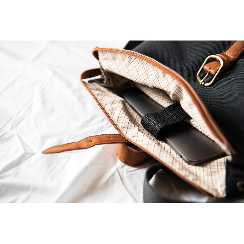 Rucsac din poliester reciclat RCS VINGA Sloane black