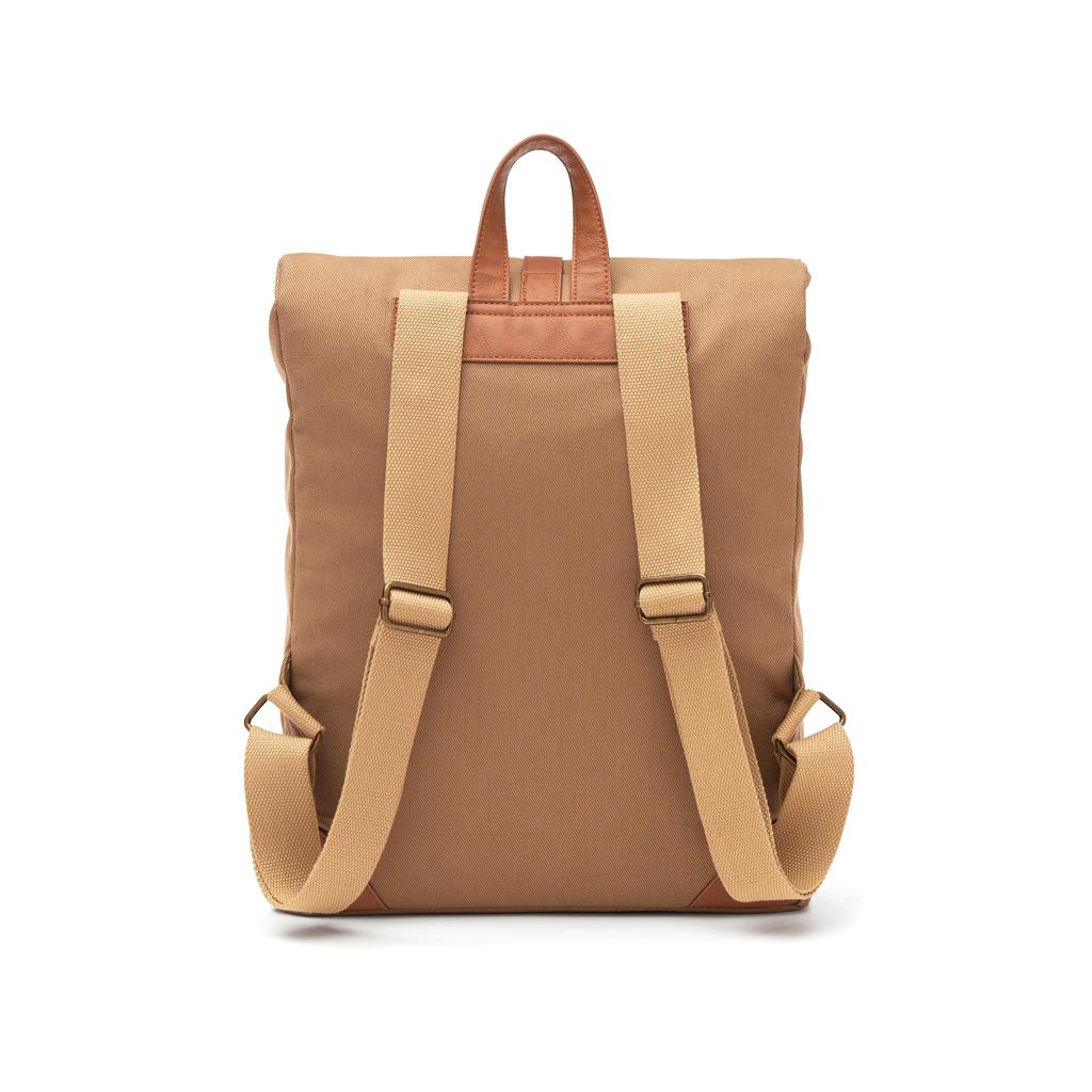 Rucsac din poliester reciclat RCS VINGA Sloane brown