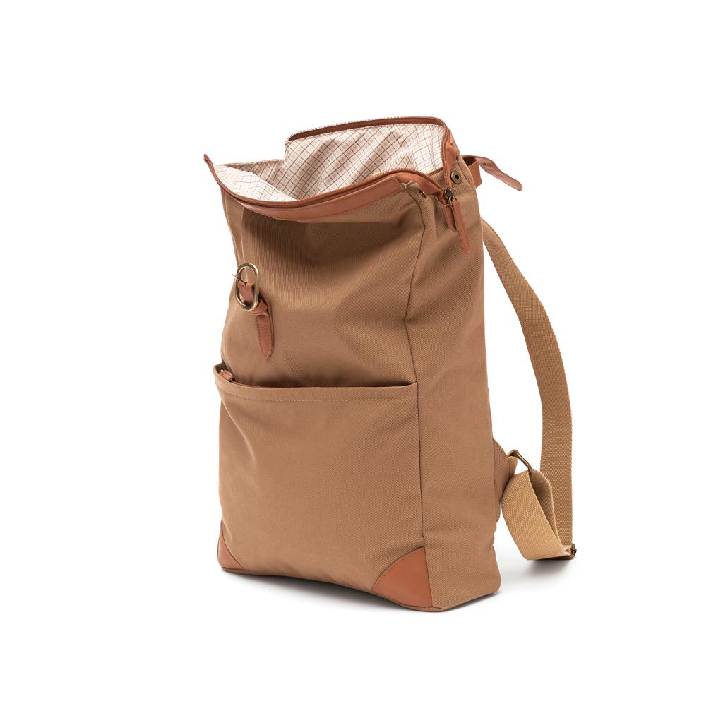 Rucsac din poliester reciclat RCS VINGA Sloane brown