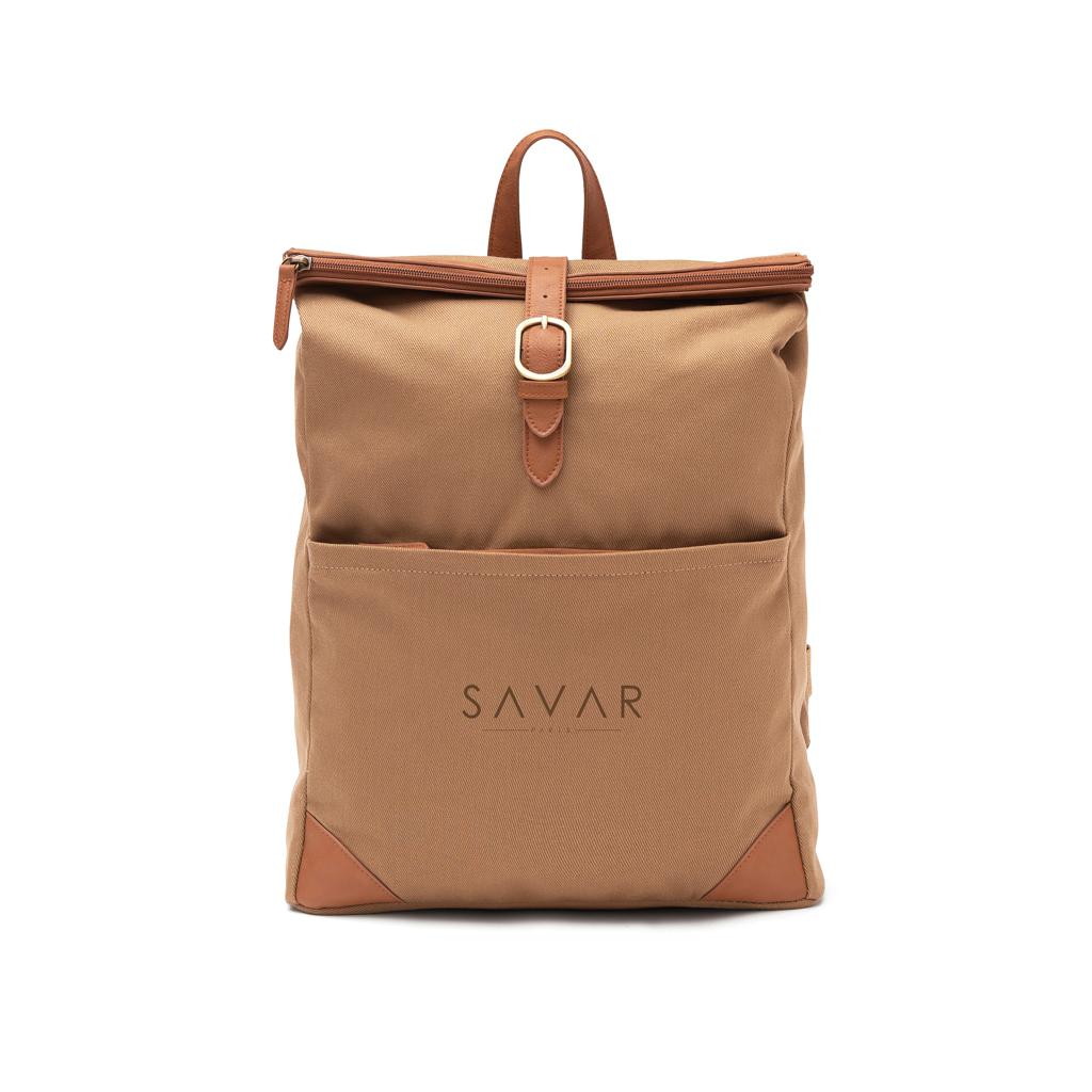 Rucsac din poliester reciclat RCS VINGA Sloane brown