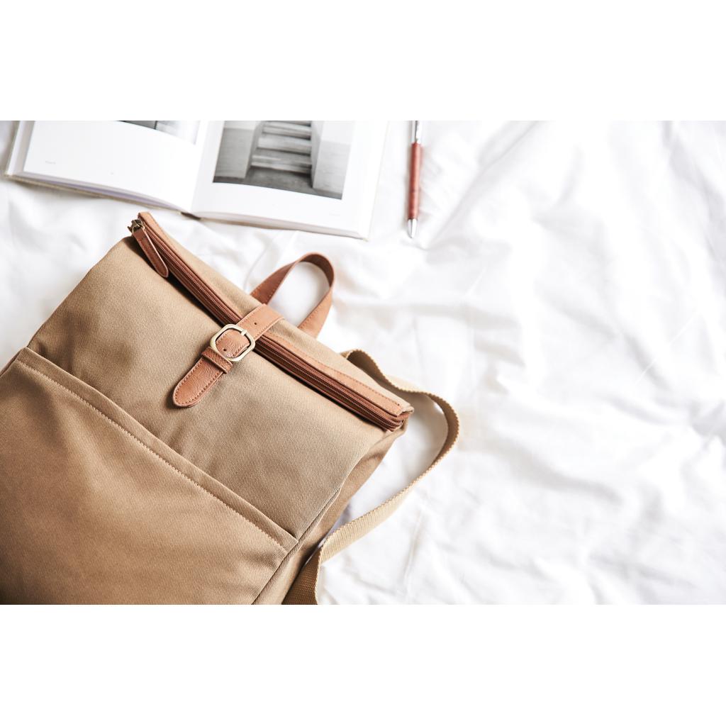 Rucsac din poliester reciclat RCS VINGA Sloane brown