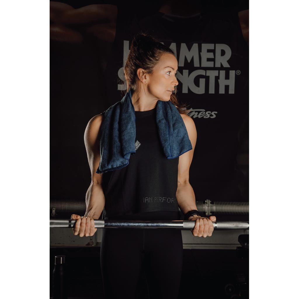 Prosop activ uscare rapidă din RPET GRS 40 x 80 cm VINGA  blue