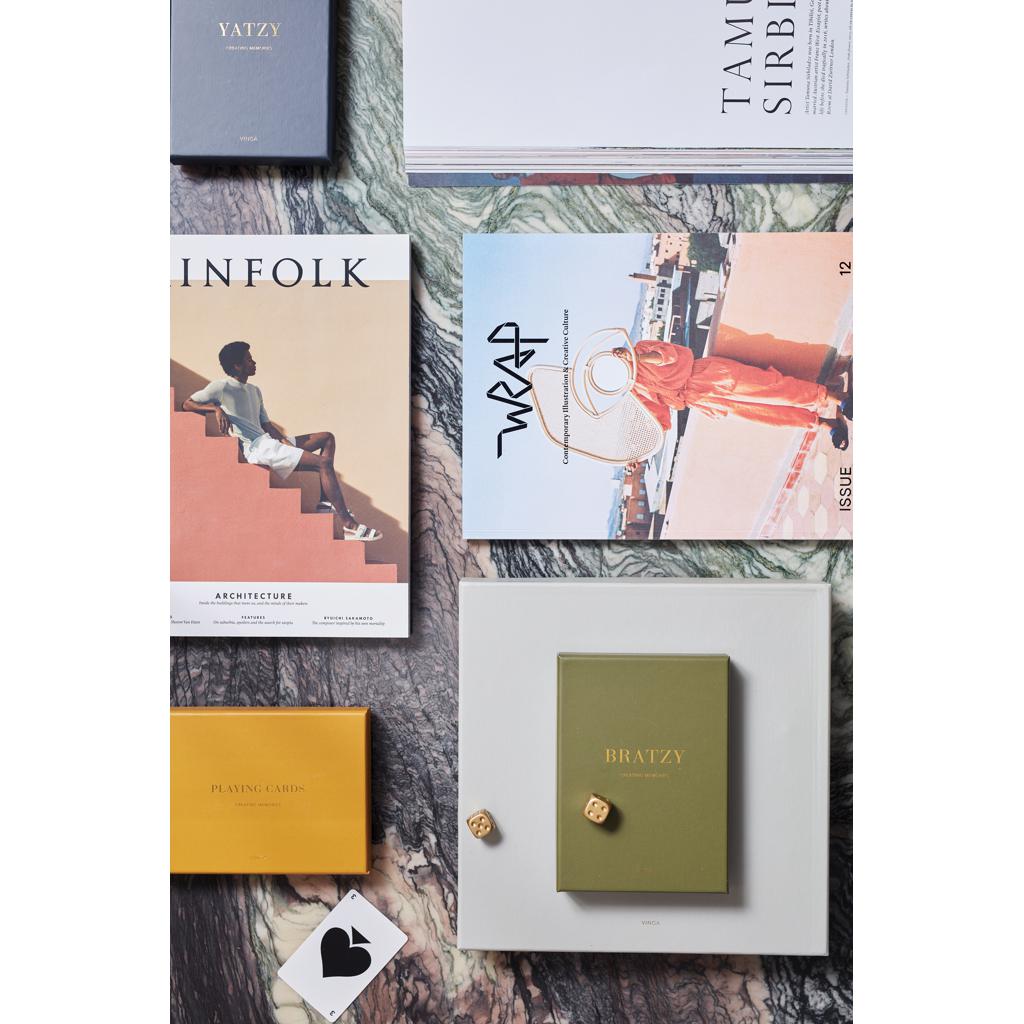 Joc de masă de cafea VINGA Bratzy green