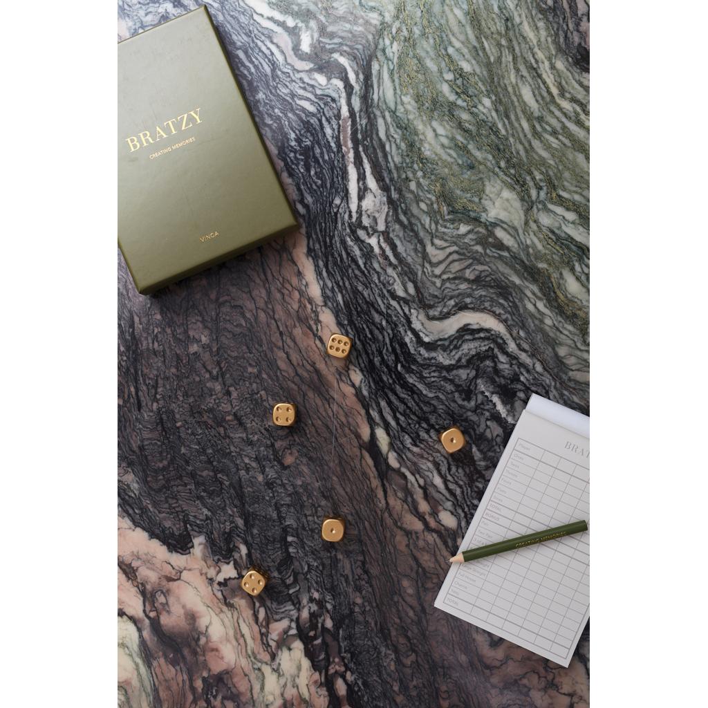 Joc de masă de cafea VINGA Bratzy green