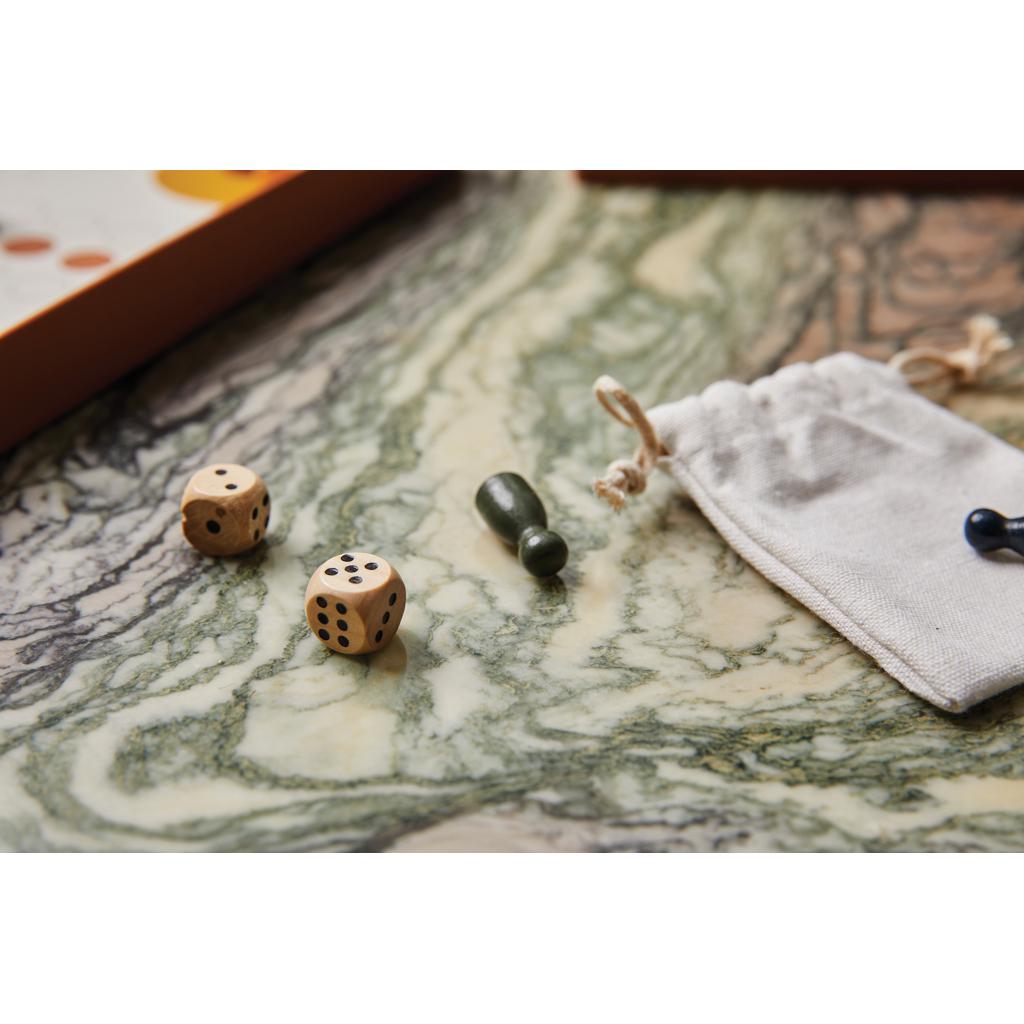 Joc de masă de cafea VINGA Ludo  brown