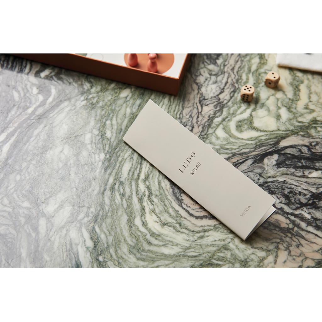 Joc de masă de cafea VINGA Ludo  brown