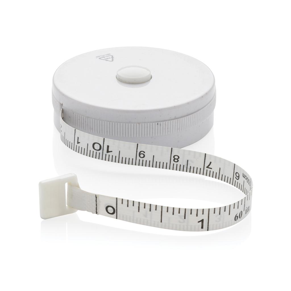 Centimetru de croitorie din plastic reciclat RCS și bambus  transparent