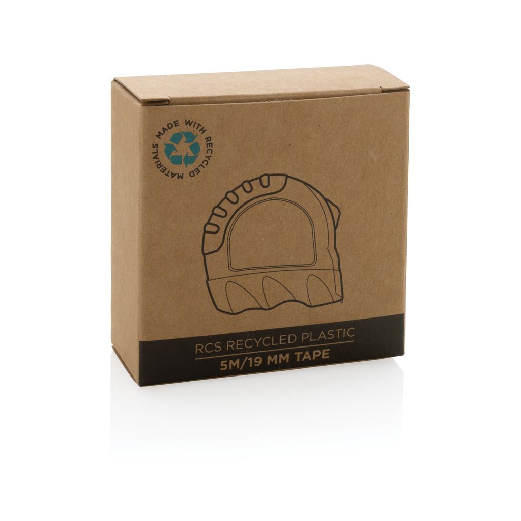 Bandă de măsurat 5M/19mm din plastic reciclat RCS black