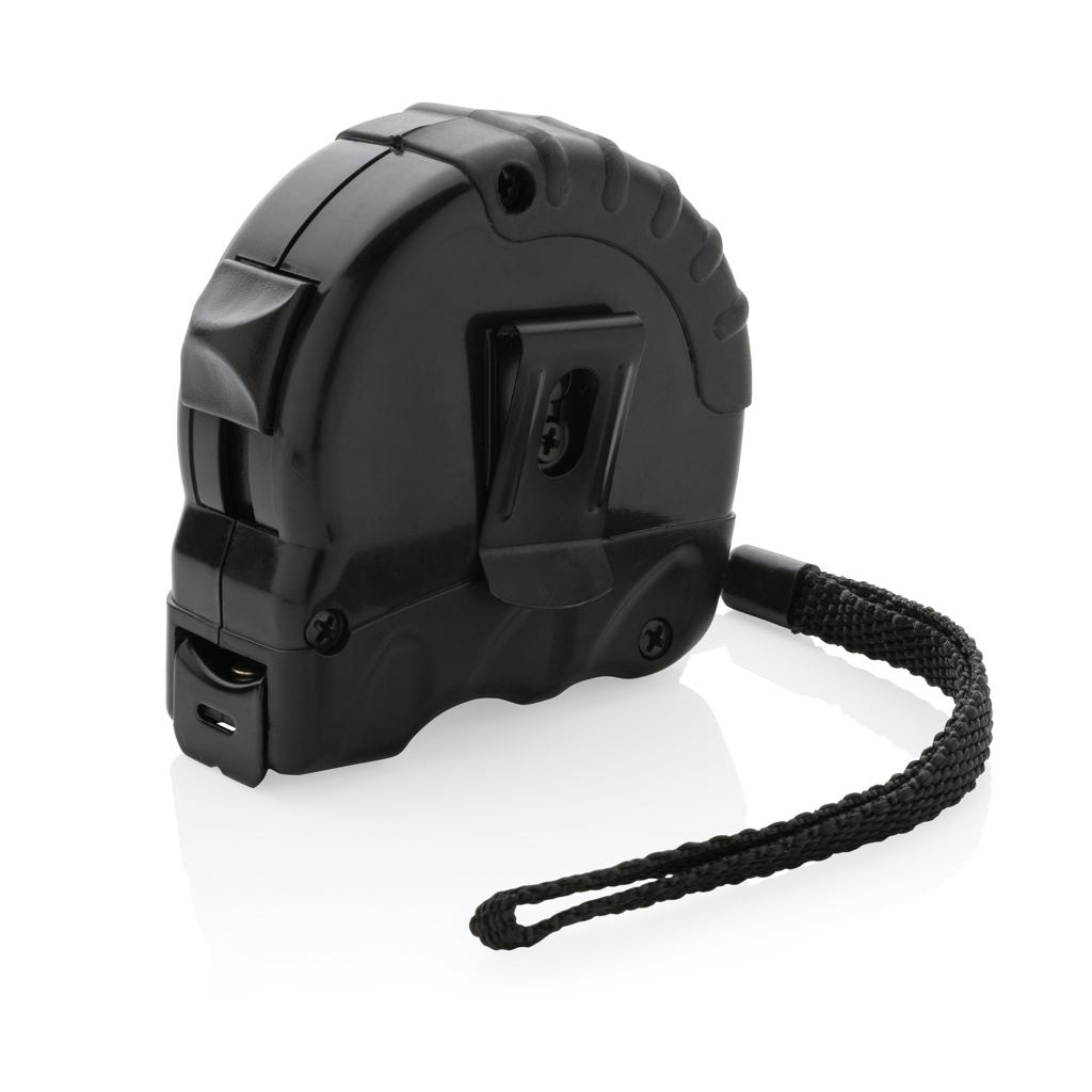 Bandă de măsurat 5M/19mm din plastic reciclat RCS black