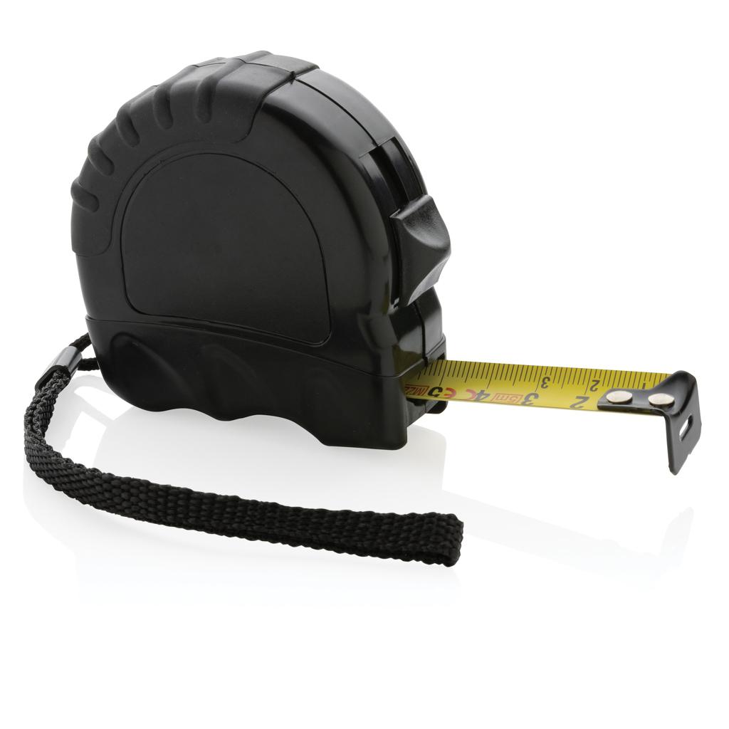 Bandă de măsurat 5M/19mm din plastic reciclat RCS black