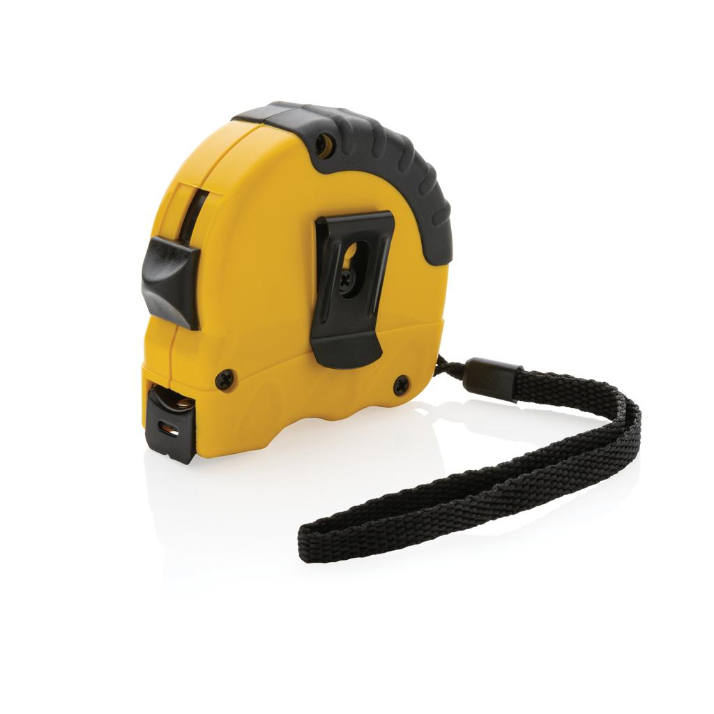 Bandă de măsurat 5M/19mm din plastic reciclat RCS yellow