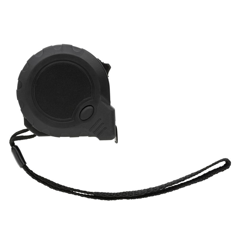 Bandă de măsurat 3M/16mm din plastic reciclat RCS cu buton de oprire black