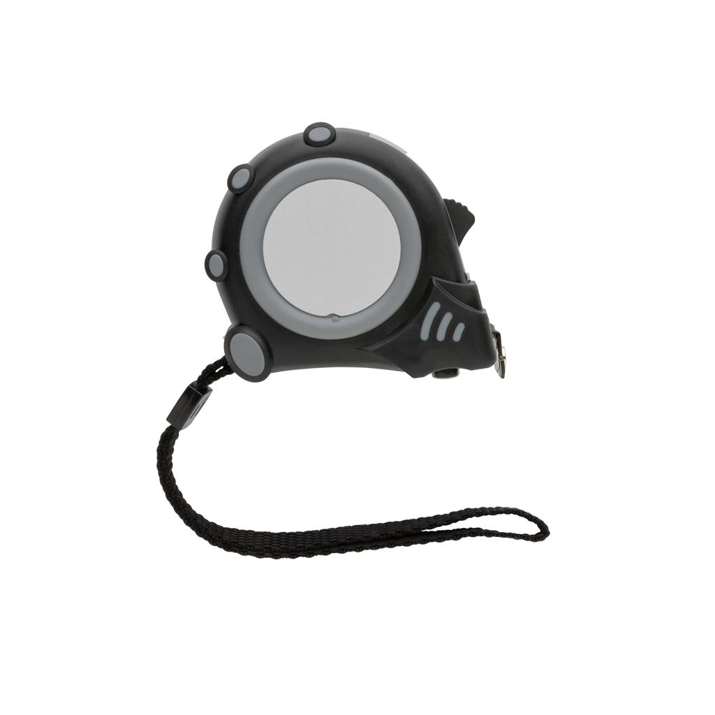 Bandă de măsurat 3M/16mm din plastic reciclat RCS Grip grey