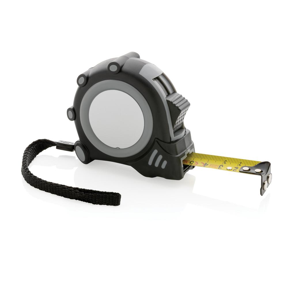 Bandă de măsurat 5M/19mm din plastic reciclat RCS Grip grey
