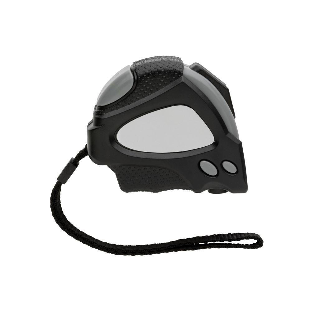 Bandă de măsurat Auto stop 3m/16mm din plastic reciclat RCS black