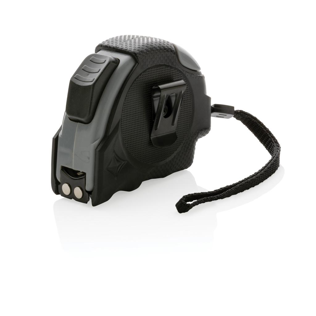 Bandă de măsurat Auto stop 5M/19mm din plastic reciclat RCS black