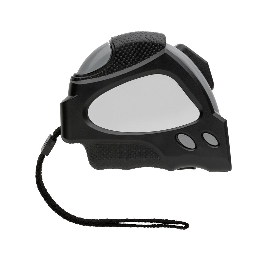 Bandă de măsurat Auto stop 8M/25mm din plastic reciclat RCS black