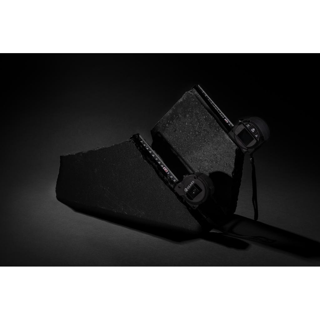 Bandă de măsurat 5M cu funcție de retragere lentă/rapidă Gear X black