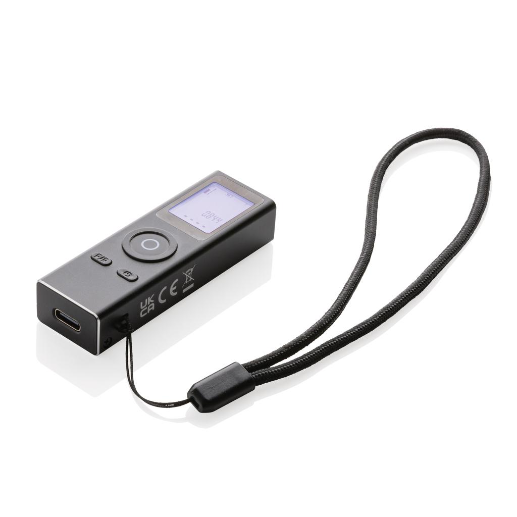 Măsurătoare laser din aluminiu reciclat RCS, 30 de metri Gear X black