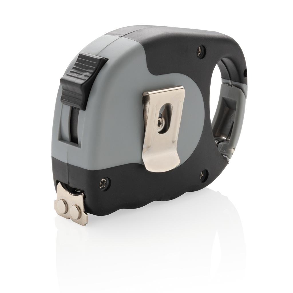 Bandă de măsurat cu carabinieră grey