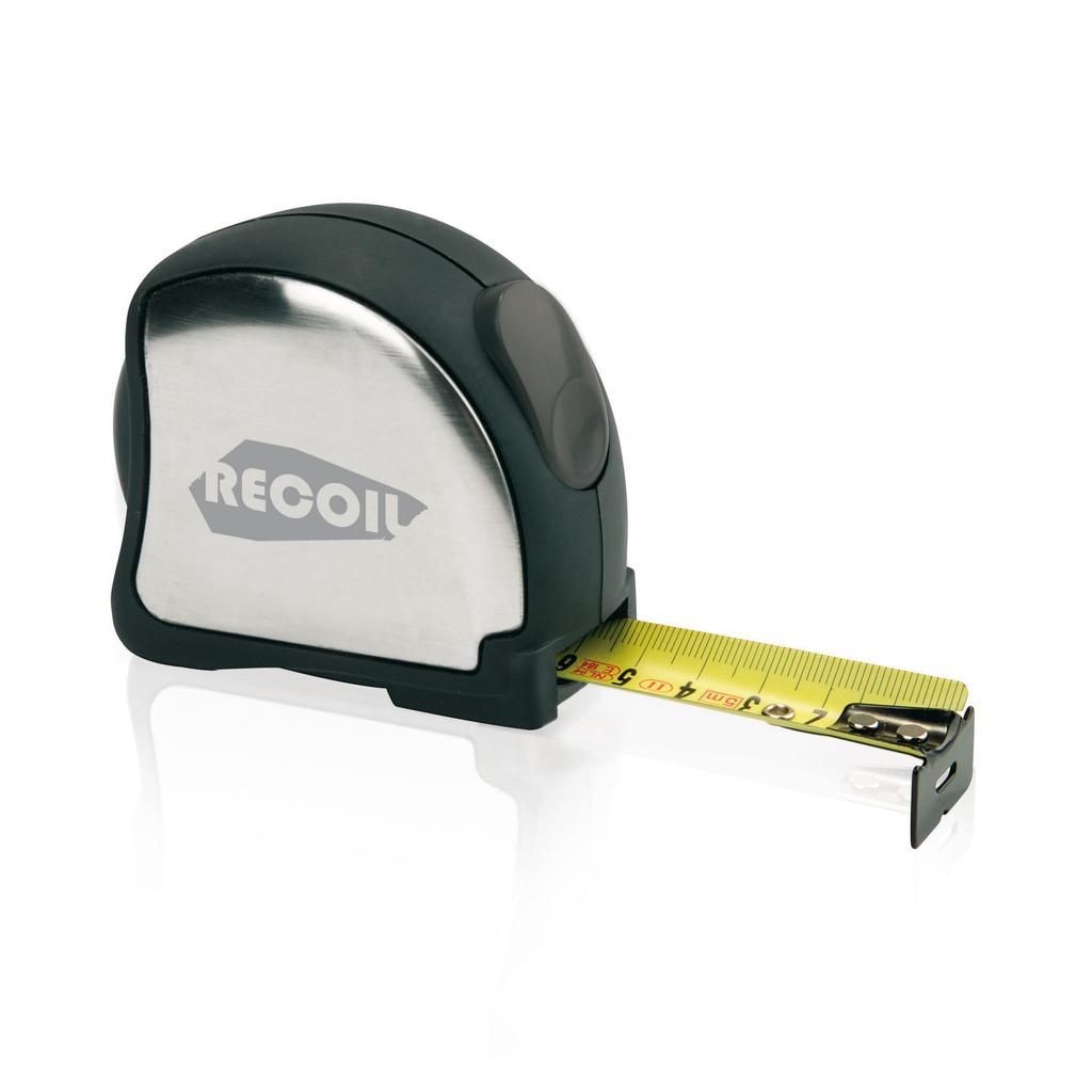 Bandă de măsurat din oțel inoxidabil - 5m/25mm silver
