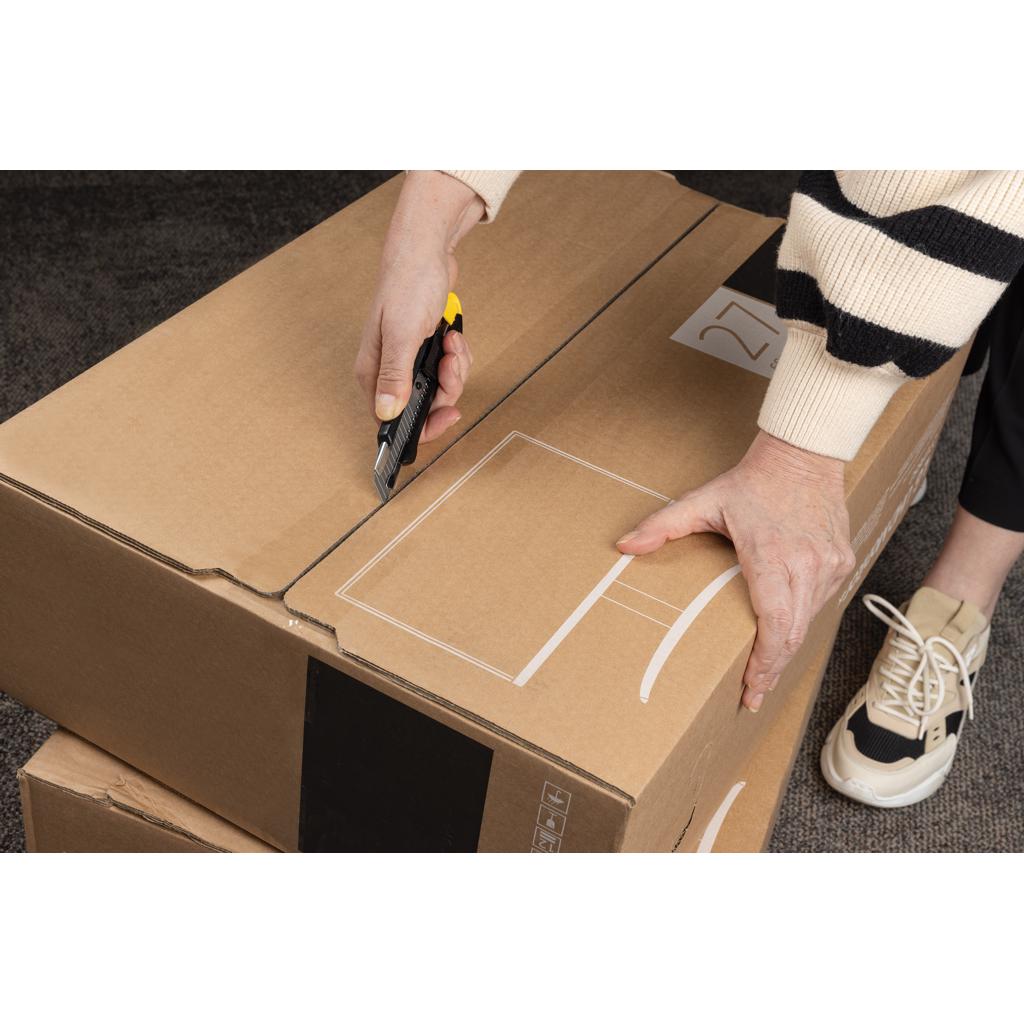 Cuțit profesional reîncărcabil, din plastic reciclat RCS yellow