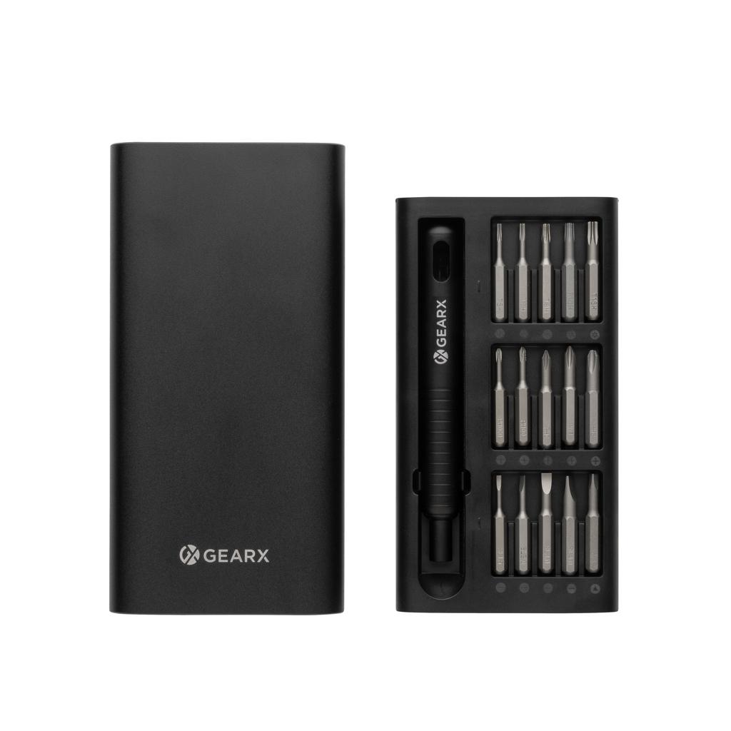 Set de șurubelnițe de precizie  31 în 1 Gear X black