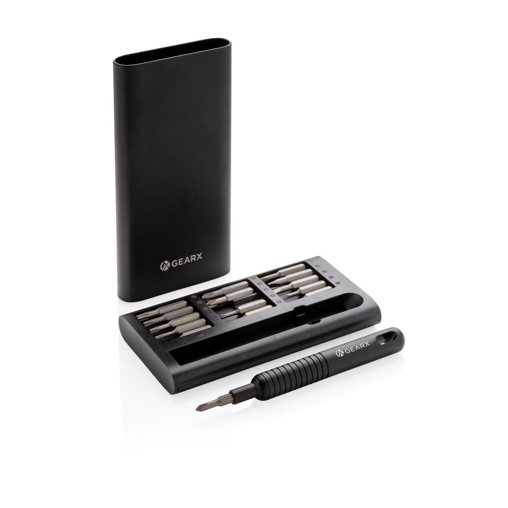 Set de șurubelnițe de precizie  31 în 1 Gear X black