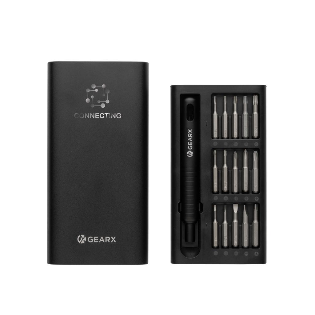 Set de șurubelnițe de precizie  31 în 1 Gear X black