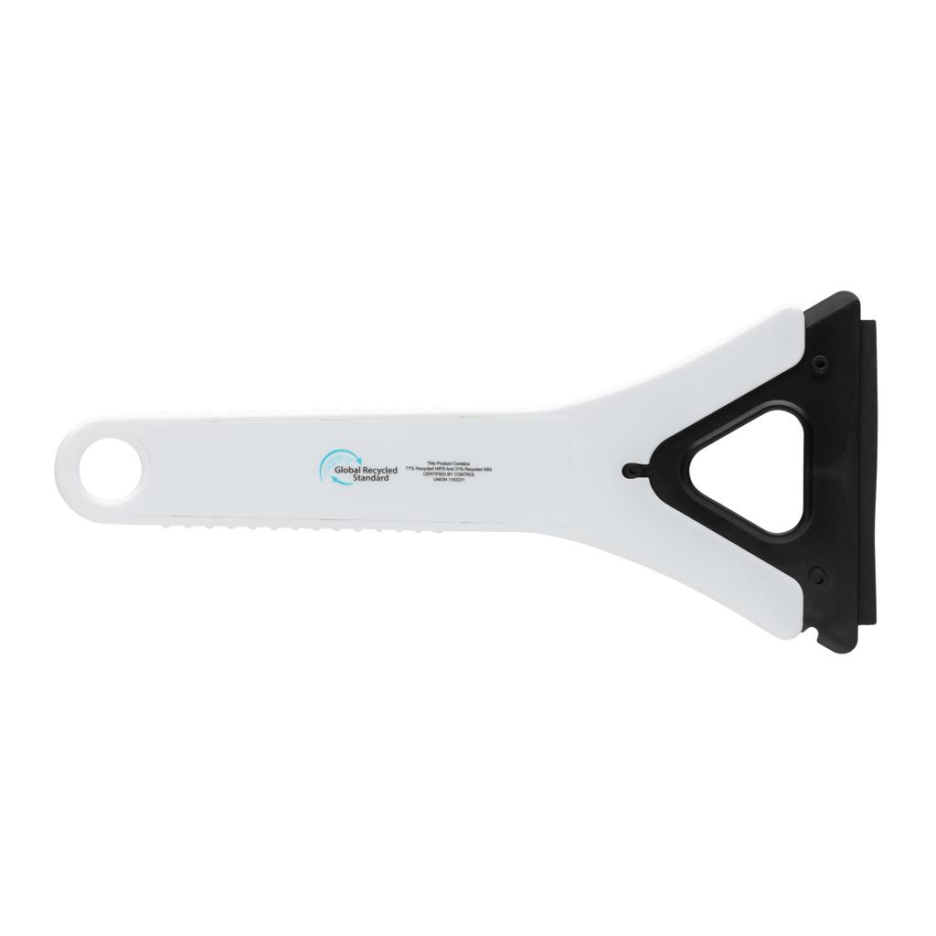 Racletă de gheață 3-în-1 din plastic reciclat certificat RCS Polard transparent