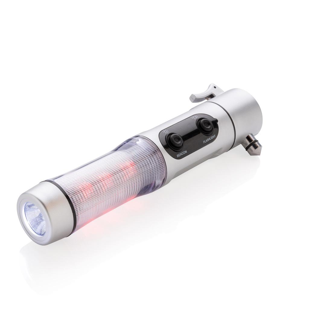 Lumină de urgență cu ciocan silver
