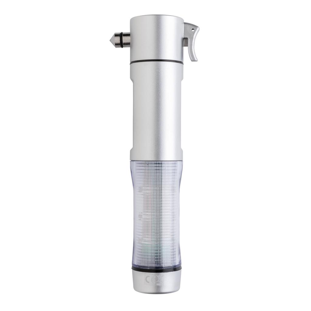 Lumină de urgență cu ciocan silver
