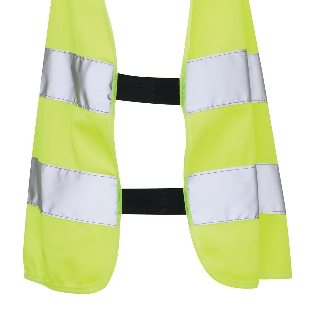Vestă de siguranță cu vizibilitate ridicată din PET reciclat, 3-6 ani GRS yellow