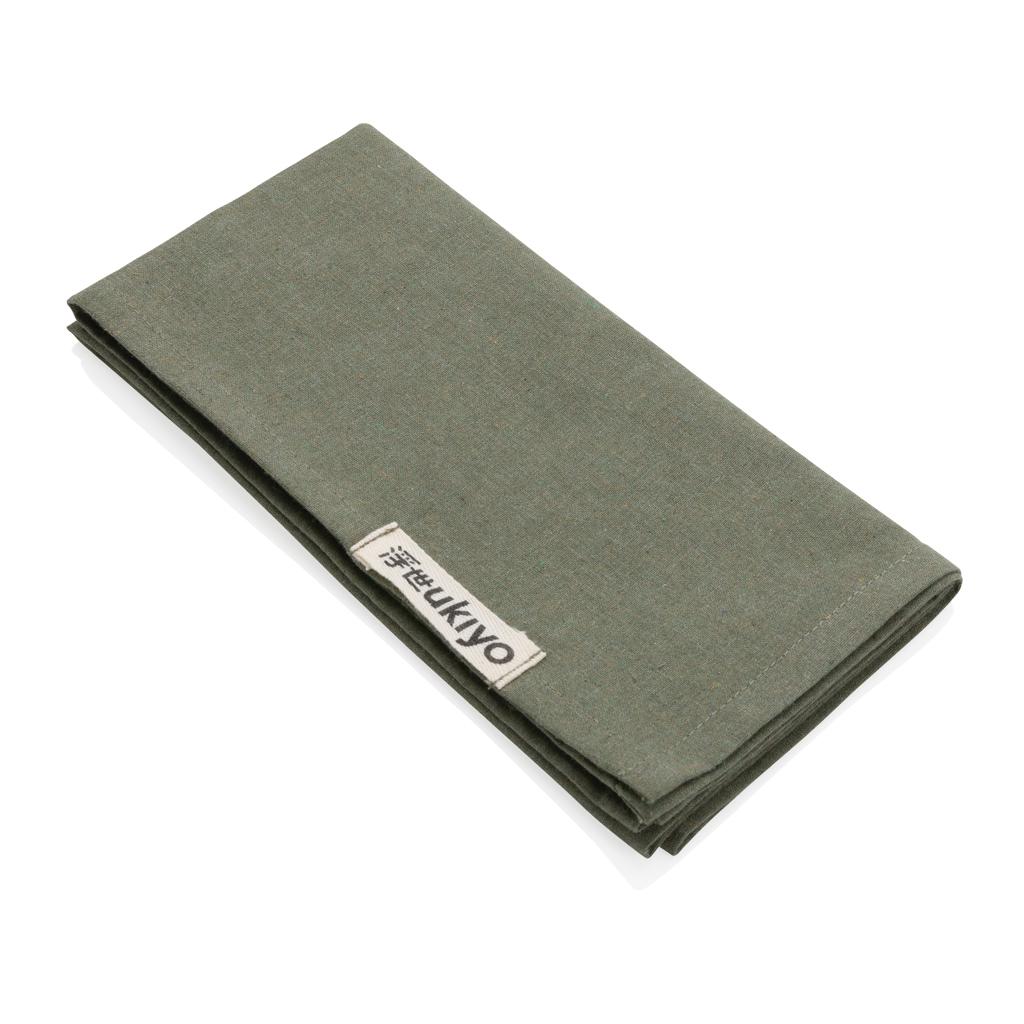 Set de șervețele de masă din bumbac reciclat 180gr, 4 bucăți Ukiyo Aware™ green