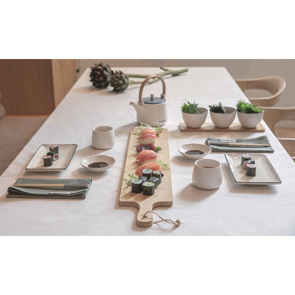 Set de șervețele de masă din bumbac reciclat 180gr, 4 bucăți Ukiyo Aware™ green