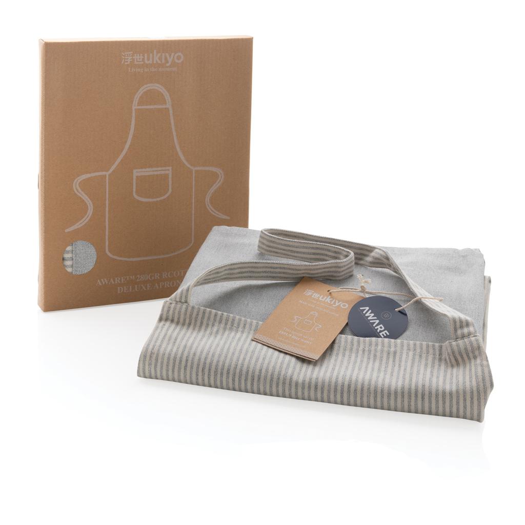 Șorț de lux din bumbac reciclat 280gr Ukiyo Aware™ off white