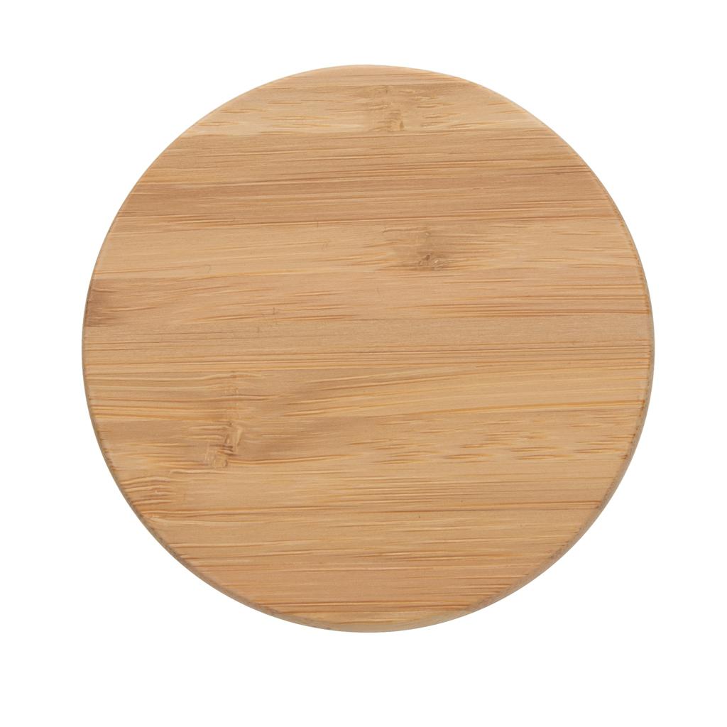 Lumânare parfumată de lux cu capac din bambus Ukiyo transparent