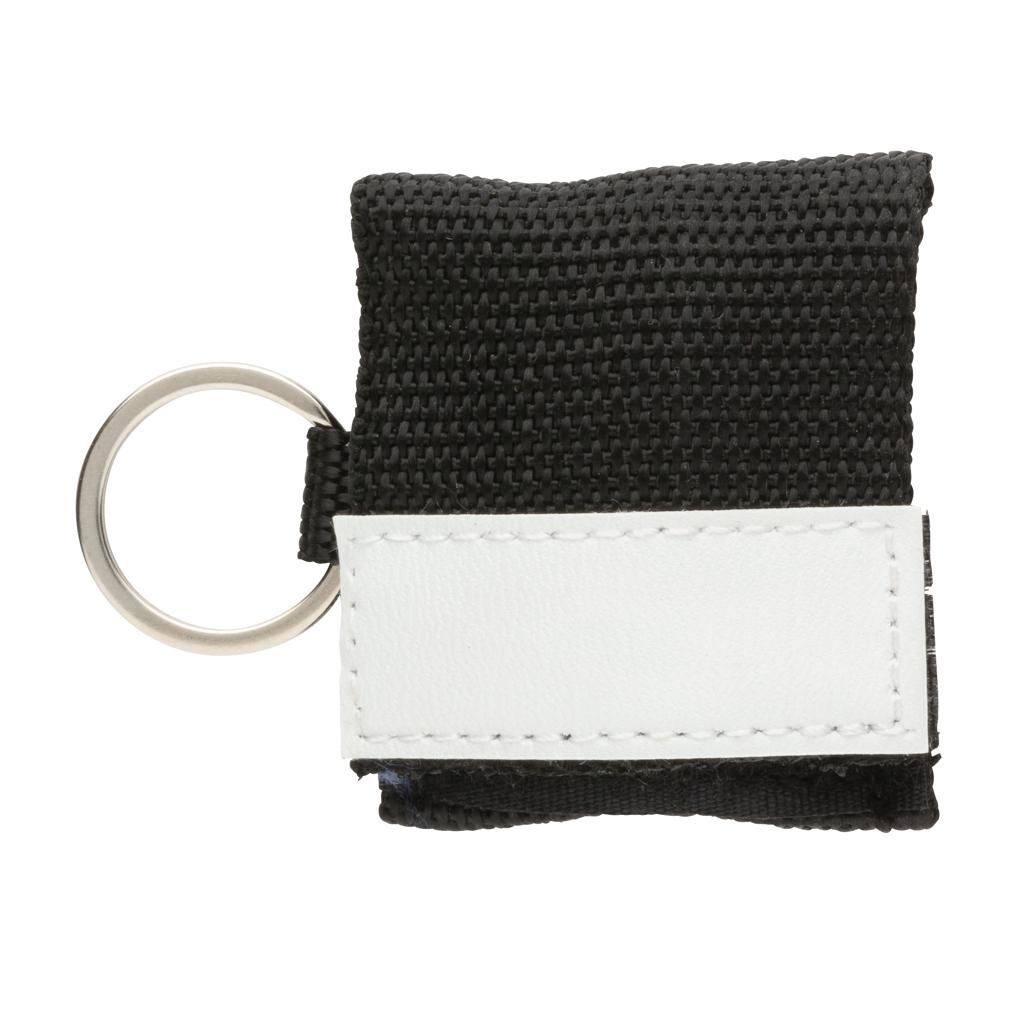 Mască CPR pentru breloc black